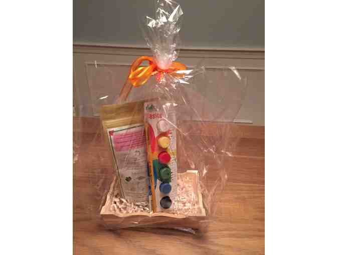 Organic Gourmet Pancake Basket and Art Set from Nu3Kidz - Spinach & Quinoa