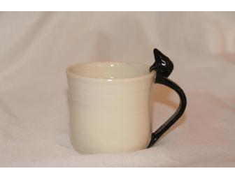Black Dachshund Handmade Ceramic Coffee Mug