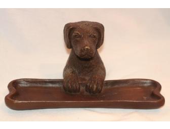 Brown Dog Dachshund Kitchen Dining Serving Tray