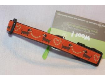 Hand Crafted Small Dog Collar Sausage Dogs Dachshunds 5/8' wide