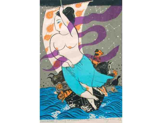 Treasure Ship/Goddess of All Animals (14/50) by Mayumi Oda