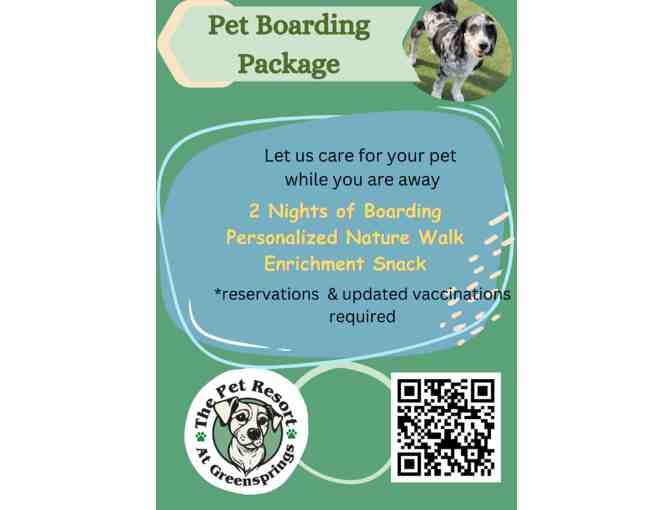 Overnight Pet Boarding