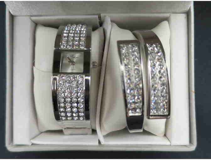 L'OROLOGIO WOMEN'S WATCH & BRACELET SET