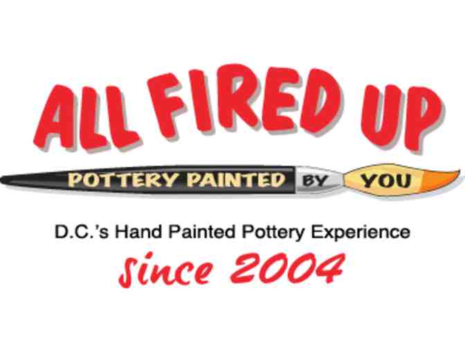 All Fired Up pottery session + Original Pancake House giftcards