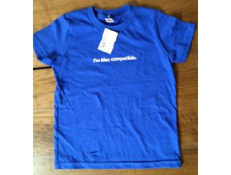 'I'm Mac Compatible' blue tshirt - Size 2T