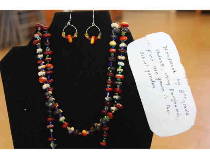 WSP 8th Grade - Stunning Flint Corn Necklace & Earrings Set