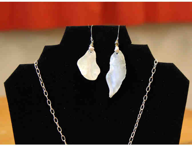 WSP 6th Grade - Handmade Shell Necklace and Earrings Set