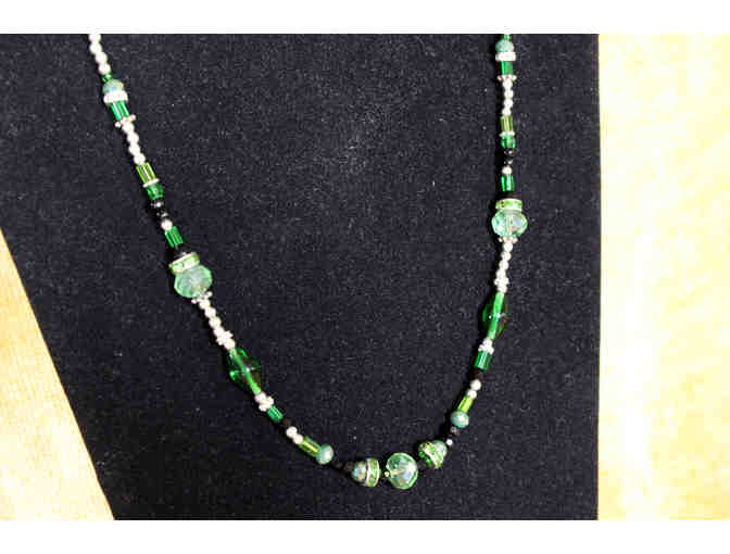 WSP 7th Grade -Green Necklace by  Taylor and Sonya