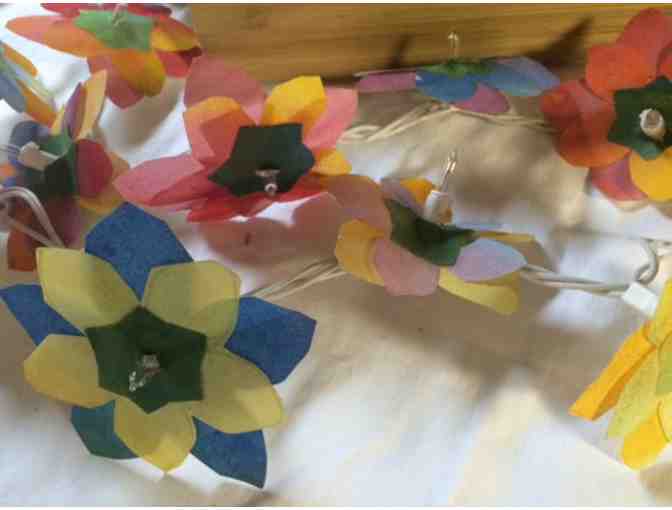 From the Second Grade - Watercolor Flower Garland