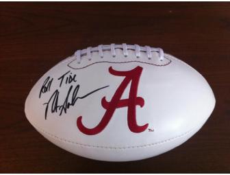 Autographed Alabama Crimson Tide Football