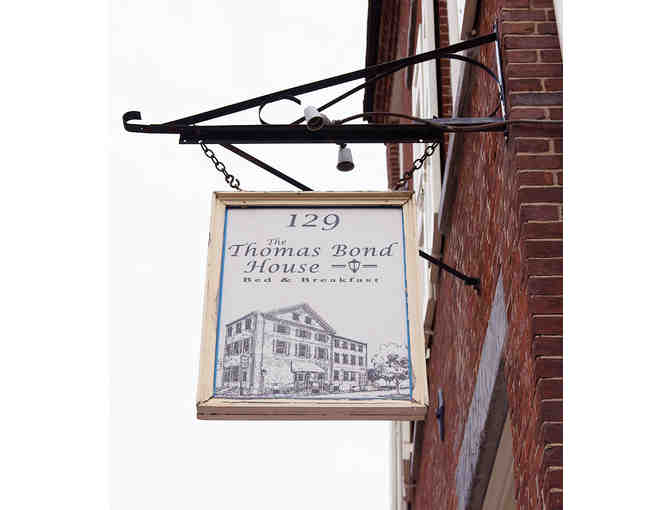 Historic Thomas Bond House Bed & Breakfast- One two night stay