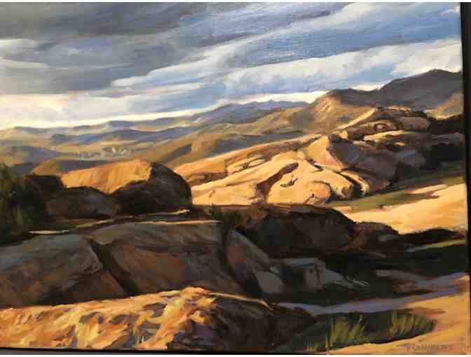 Desert scape painting