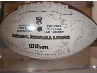 Tim Tebow & Denver Broncos autographed football