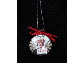 'i love' necklace