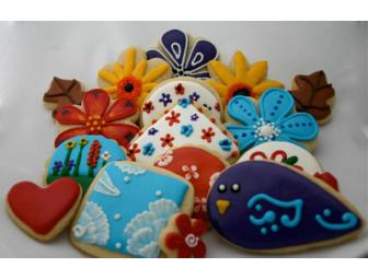 One dozen hand decorated vanilla sugar cookies - design chosen by winner