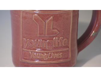 Set of 5 Handmade YoungLives logo mugs