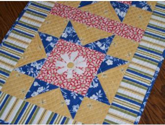 Quilted Table Runner - Summer Flowers