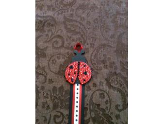 Ladybug bow holder and 4 bows