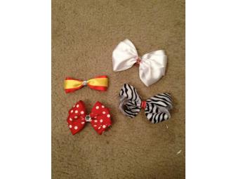 Ladybug bow holder and 4 bows