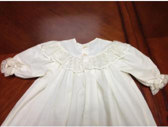 Heirloom Christening Gown, Bonnet and Booties for baby