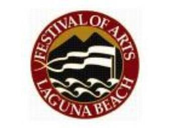 The Festival Of Arts Laguna Beach, CA Four VIP Passes