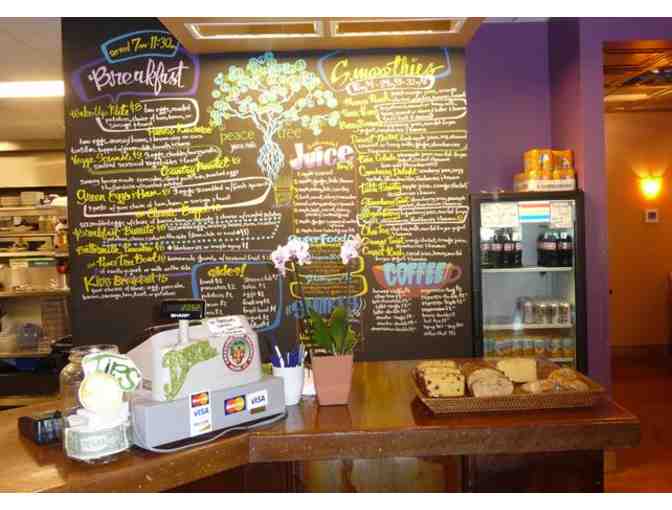 $50 Gift Certificate to the Peace Tree Juice Cafe
