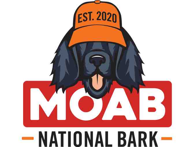 Moab National Bark - Grey Logo Sweatshirt, Size Medium