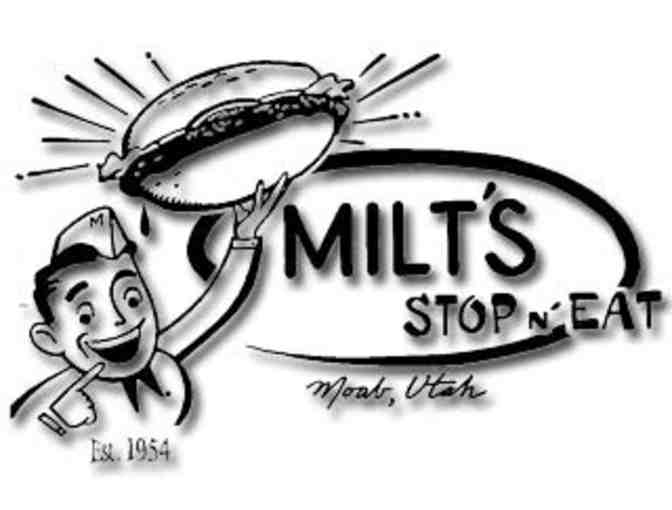 Milt's Stop and Eat - Purple Logo Tee, L