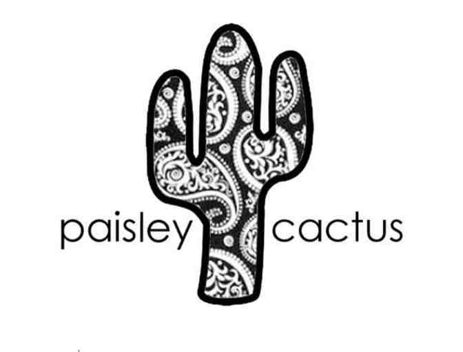 Paisley Cactus - Mother of Pearl Shell Earrings