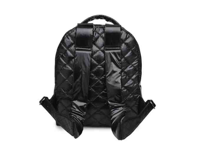 Sol and Selene Black Quilted Backpack