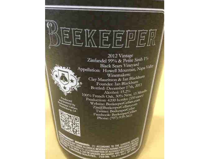 2012 Beekeeper Cellars Rockpile Zinfandel 2012 Beekeeper Cellars Rockpile Howell Mountain Zinfandel